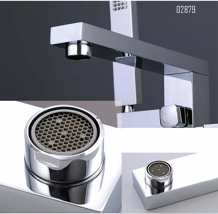 Brass freestanding bath bathtub faucets single column single handle mixing cold and hot floor-mounted bathtub faucet