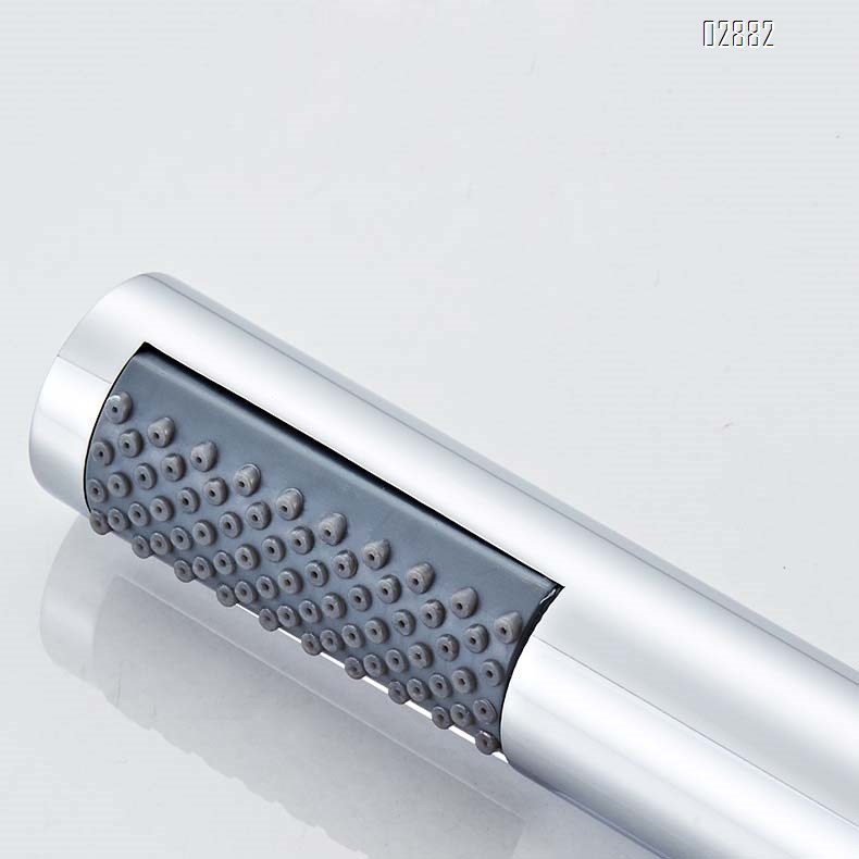 Brass  Home Stand Alone Bathtub Shower Head Hot and Cold Tap Floor-Mounted Sink Vertical Shower Set