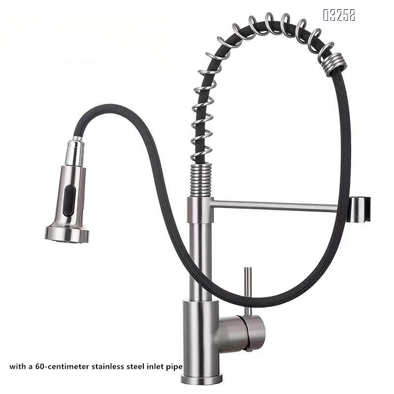 Kitchen Faucets with Pull Down Sprayer- Dual Mode Setting Single Handle   Kitchen Sink Faucet  for Farmhouse RV Vessel Basin