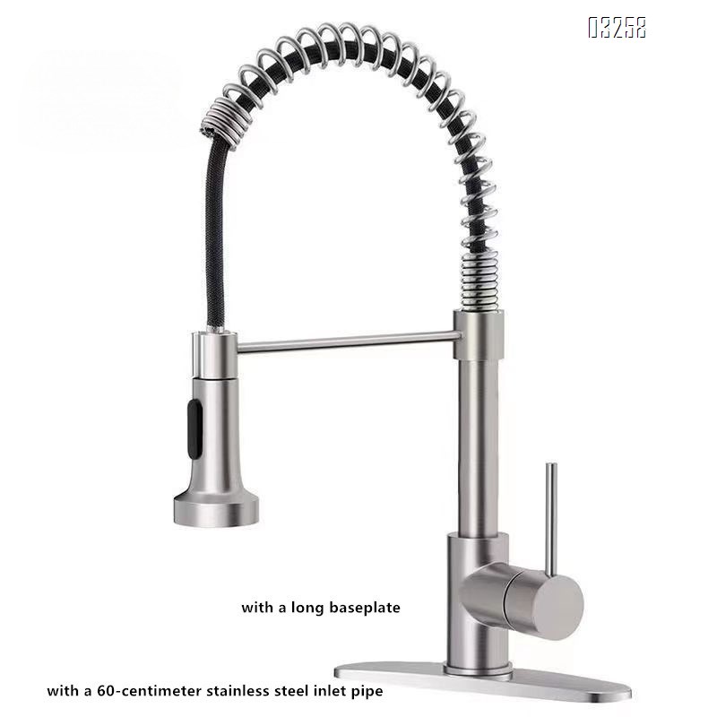 Kitchen Faucets with Pull Down Sprayer- Dual Mode Setting Single Handle   Kitchen Sink Faucet  for Farmhouse RV Vessel Basin