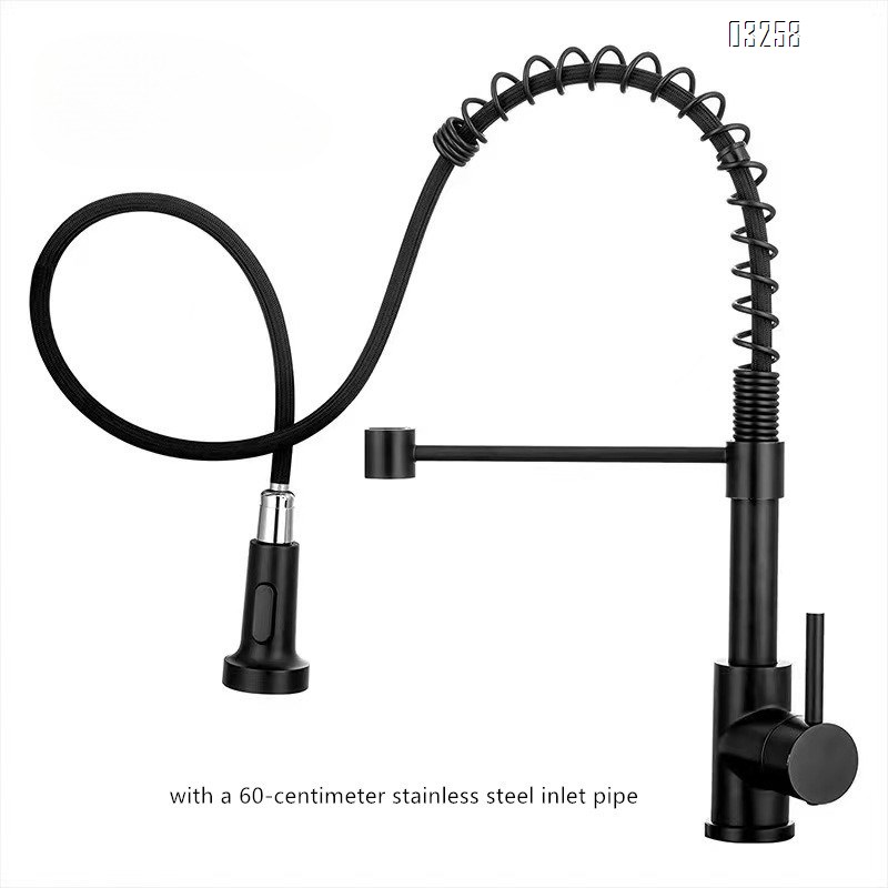 Kitchen Faucets with Pull Down Sprayer- Dual Mode Setting Single Handle   Kitchen Sink Faucet  for Farmhouse RV Vessel Basin