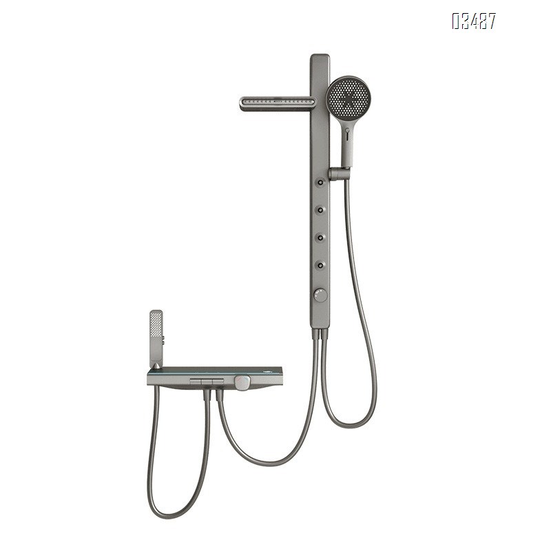 Brass cordless lifting rod waist spray massage shower simple shower head set multi-functional cold and hot separate Tap