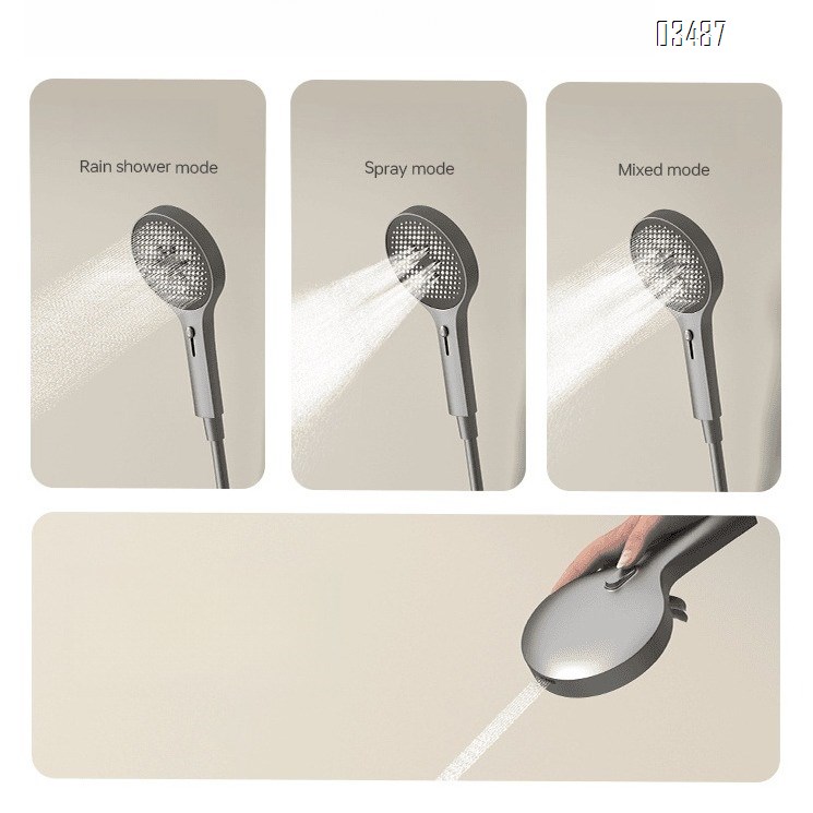 Brass cordless lifting rod waist spray massage shower simple shower head set multi-functional cold and hot separate Tap