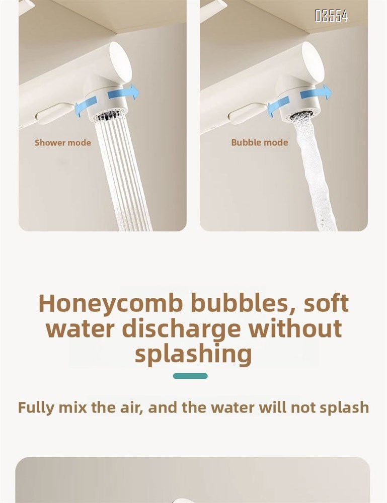 Dual Spray Pattern Pull Out Kitchen Faucet with Switch Button  Small Single Handle Kitchen Sink Faucet Deck Mounted Cheap Price