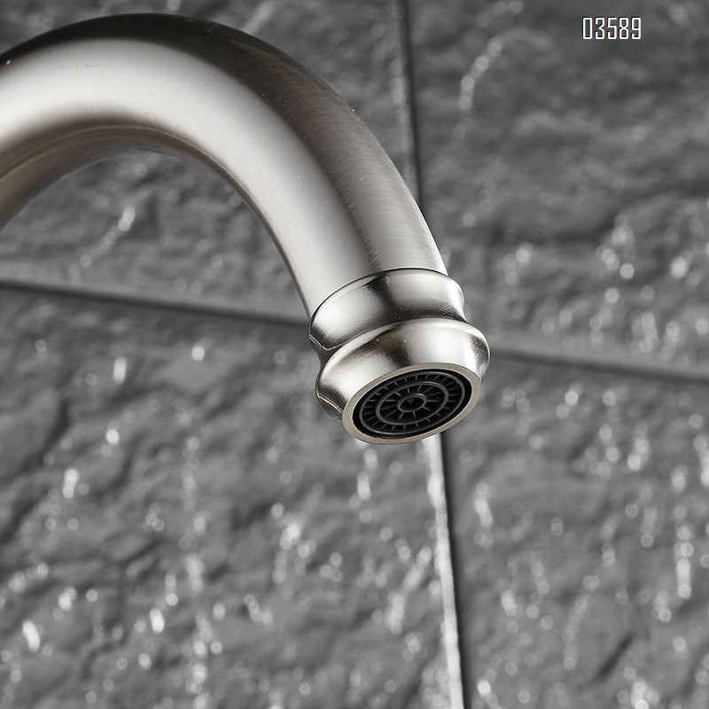 Modern Brass  Single-Hole Kitchen Sink Faucet  360° Rotatable  Single Handle Basin Faucet for Kitchen RV Bathroom