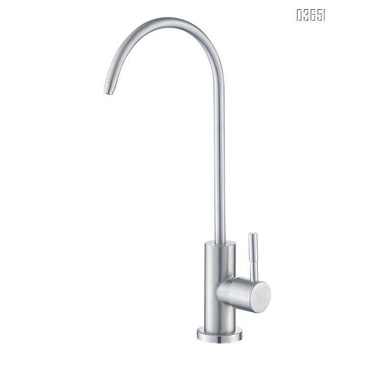 Modern Design  Stainless Steel 304 Single Handle Kitchen Faucet Water Purifier Deck - Mounted Household Ceramic Cartridge