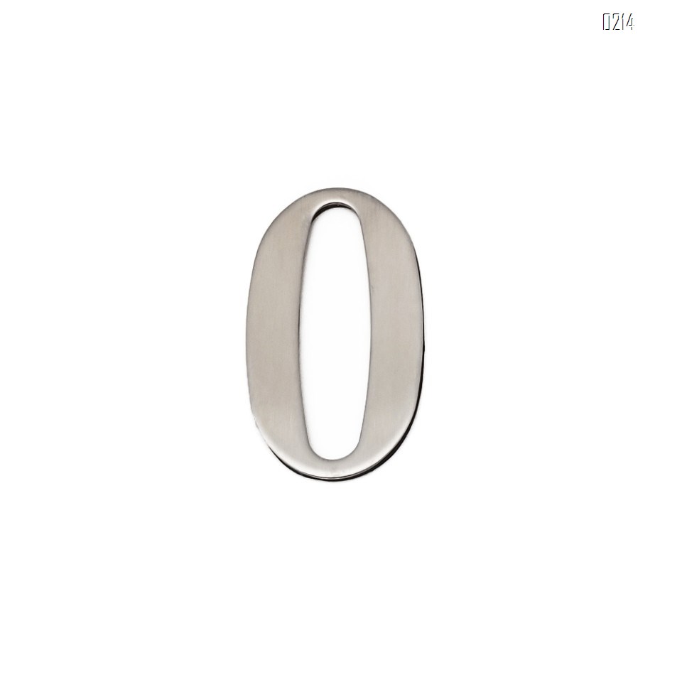 self adhesive house  number 0,1.4 inch Mailbox Numbers,304 Stainless Steel