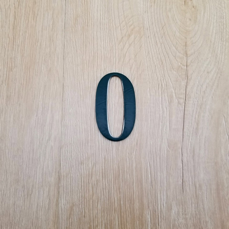 self adhesive house  number 0,1.4 inch Mailbox Numbers,304 Stainless Steel