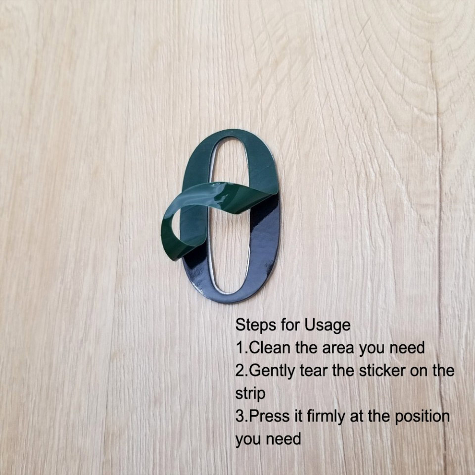 self adhesive house  number 0,1.4 inch Mailbox Numbers,304 Stainless Steel