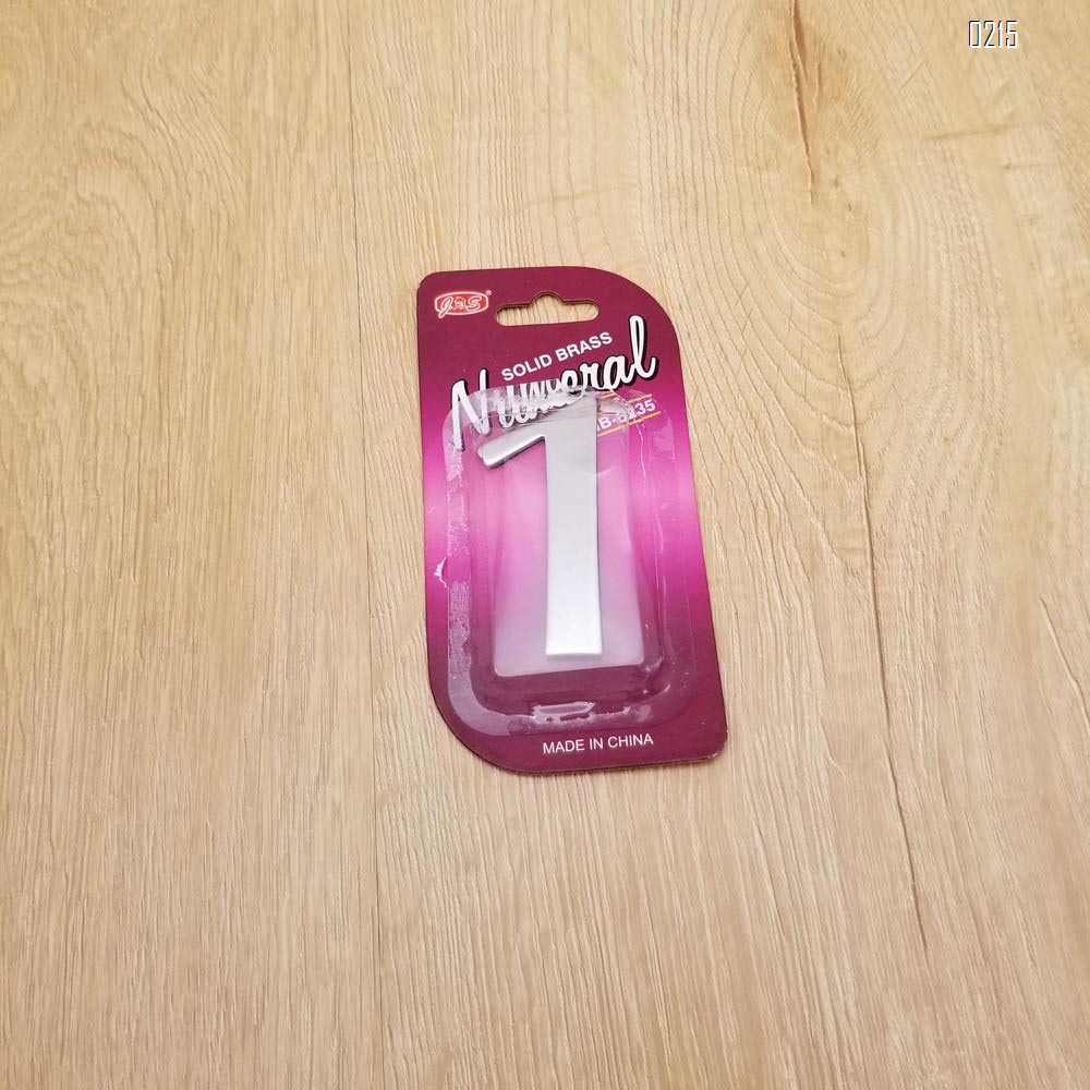 self adhesive house  number 1,1.4 inch Mailbox Numbers,304 Stainless Steel