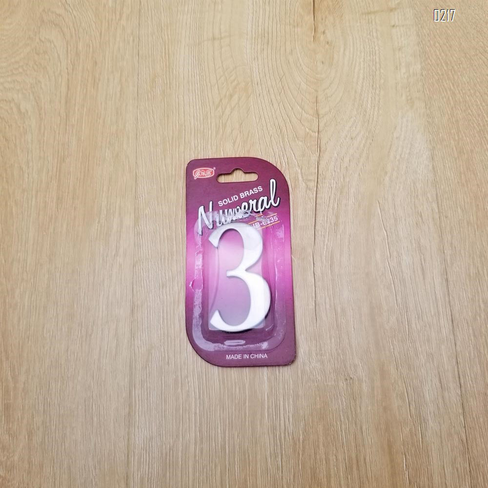 self adhesive house  number 3,1.4 inch Mailbox Numbers,304 Stainless Steel