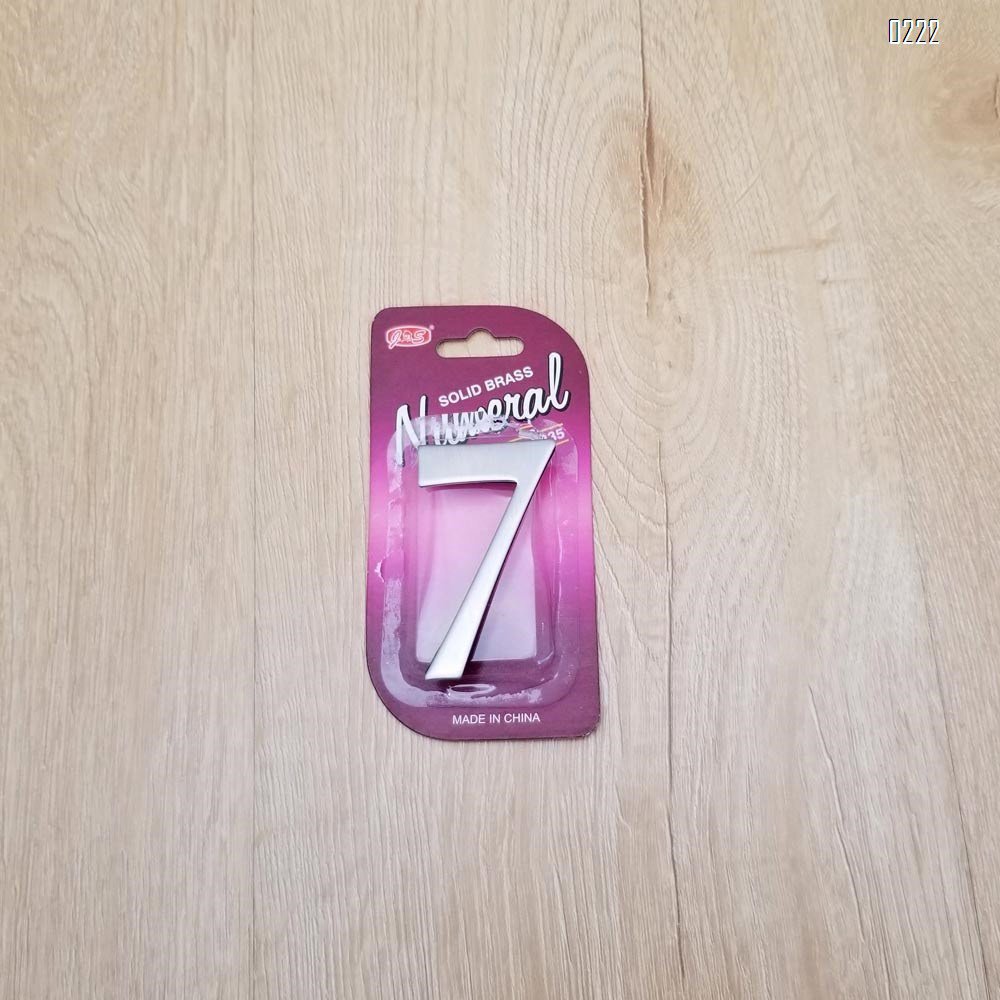 self adhesive house  number 7,1.4 inch Mailbox Numbers,304 Stainless Steel