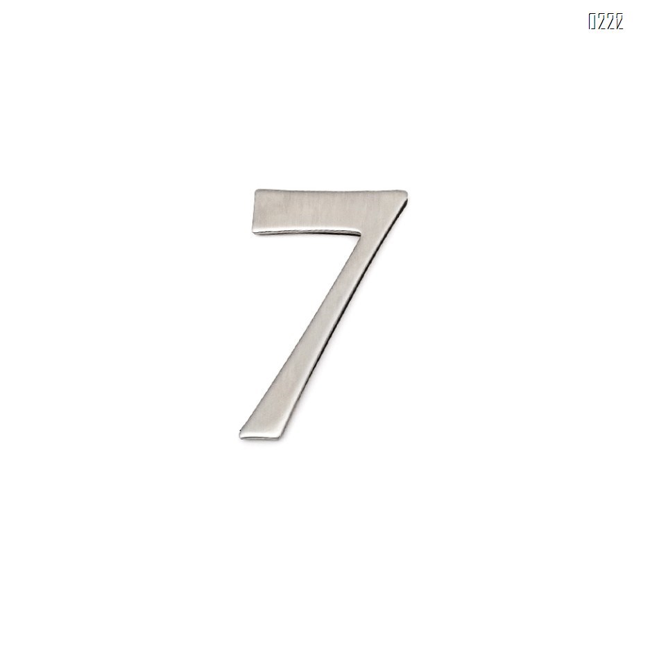 self adhesive house  number 7,1.4 inch Mailbox Numbers,304 Stainless Steel