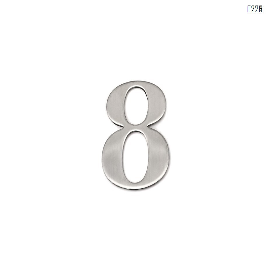 self adhesive house  number 8,1.4 inch Mailbox Numbers,304 Stainless Steel