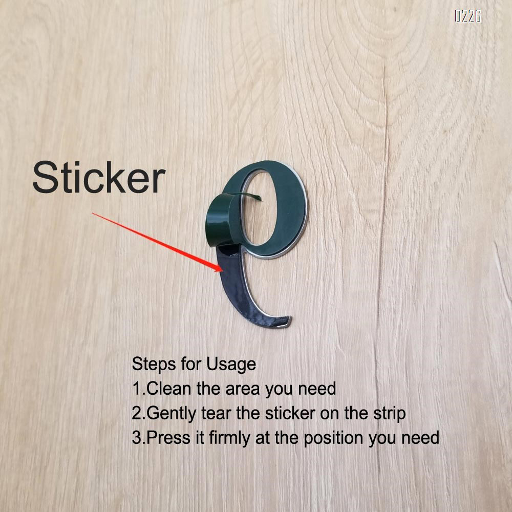 self adhesive house  number 9,1.4 inch Mailbox Numbers,304 Stainless Steel