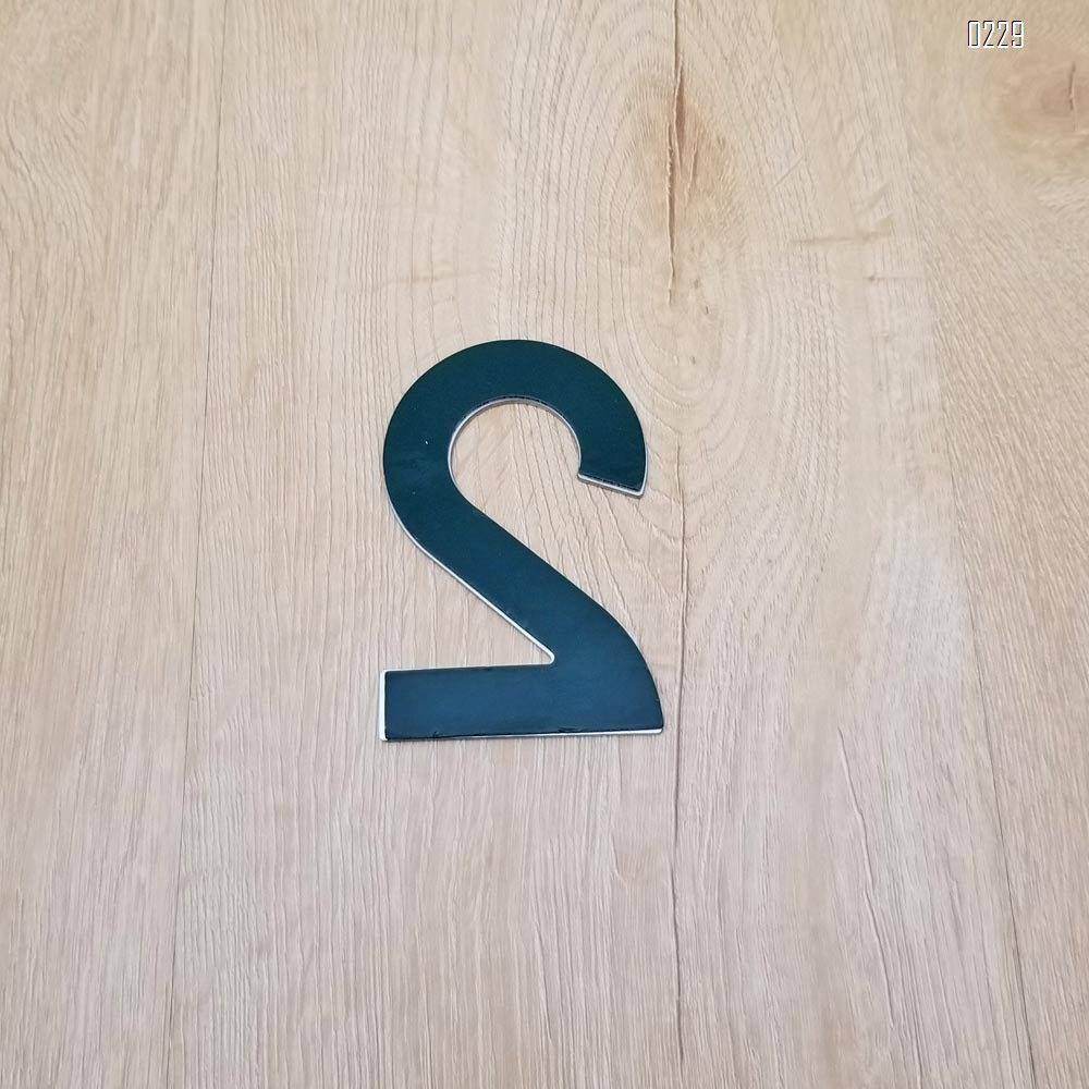 4 Inch House Numbers 2, Door Address Number Stickers for House/Apartment/Floor,  304 Stainless Steel
