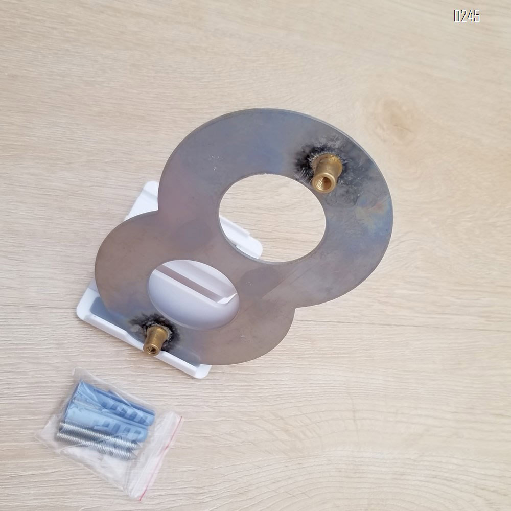 6 inch. Brushed 304 Stainless Steel Large Floating Modern House Numbers 8