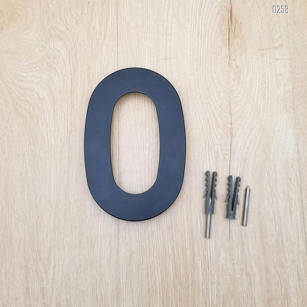 6 inch 145mm Big Modern House Number Hotel Home Door Room Number Outdoor Address Plaque Iron House Number 0