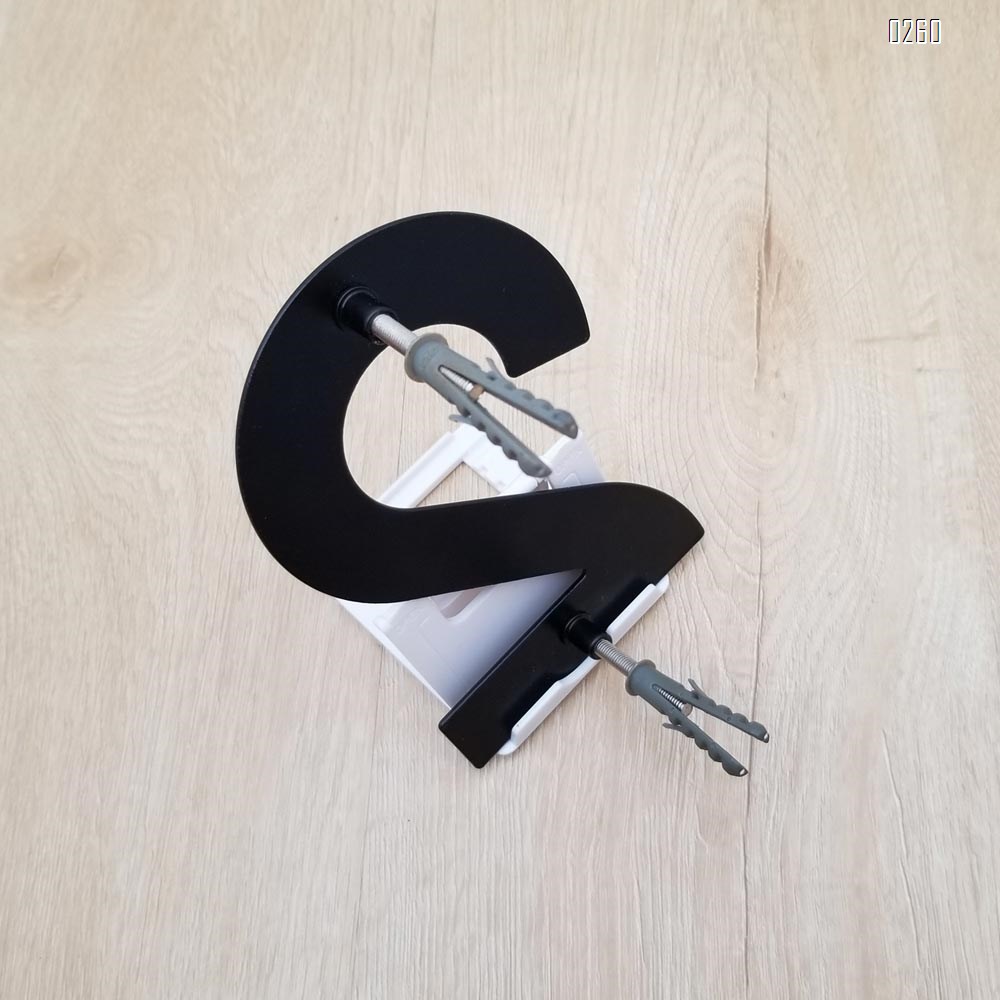 6 inch 145mm Big Modern House Number Hotel Home Door Room Number Outdoor Address Plaque Iron House Number 2