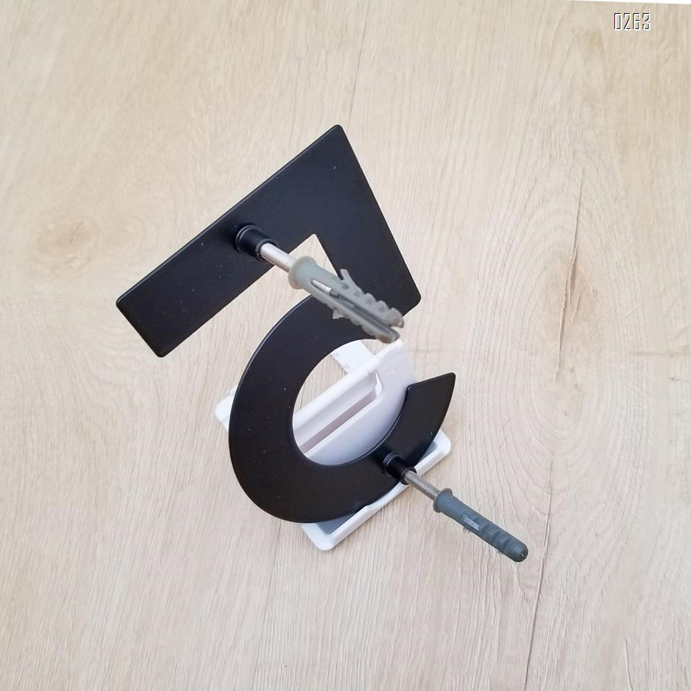 6 inch 145mm Big Modern House Number Hotel Home Door Room Number Outdoor Address Plaque Iron House Number 5