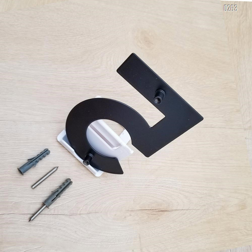 6 inch 145mm Big Modern House Number Hotel Home Door Room Number Outdoor Address Plaque Iron House Number 5