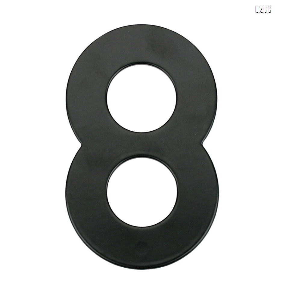 6 inch 145mm Big Modern House Number Hotel Home Door Room Number Outdoor Address Plaque Iron House Number 8