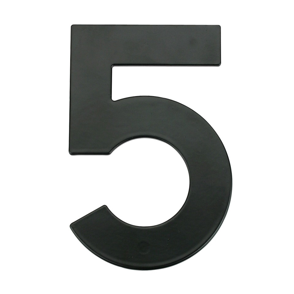 6 inch 145mm Big Modern House Number Hotel Home Door Room Number Outdoor Address Plaque Iron House Number 5