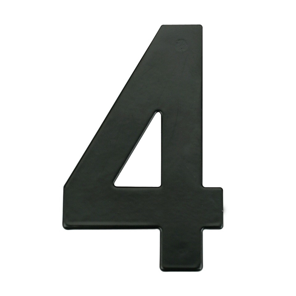 6 inch 145mm Big Modern House Number Hotel Home Door Room Number Outdoor Address Plaque Iron House Number 4