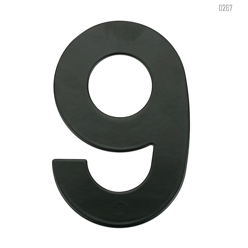 6 inch 145mm Big Modern House Number Hotel Home Door Room Number Outdoor Address Plaque Iron House Number 9