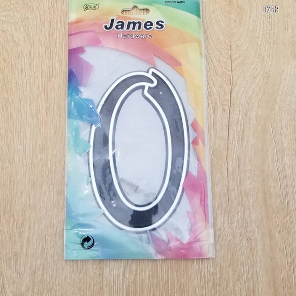 150mm Big Modern House Number Hotel Home Door House Number House Number 0Outdoor Address Plaque Plastic