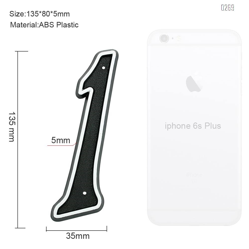 150mm Big Modern House Number Hotel Home Door House Number House Number 1