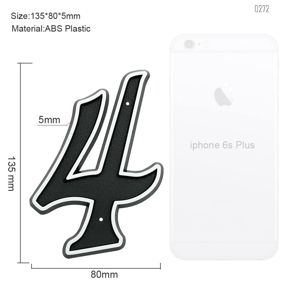 150mm Big Modern House Number Hotel Home Door House Number House Number 4