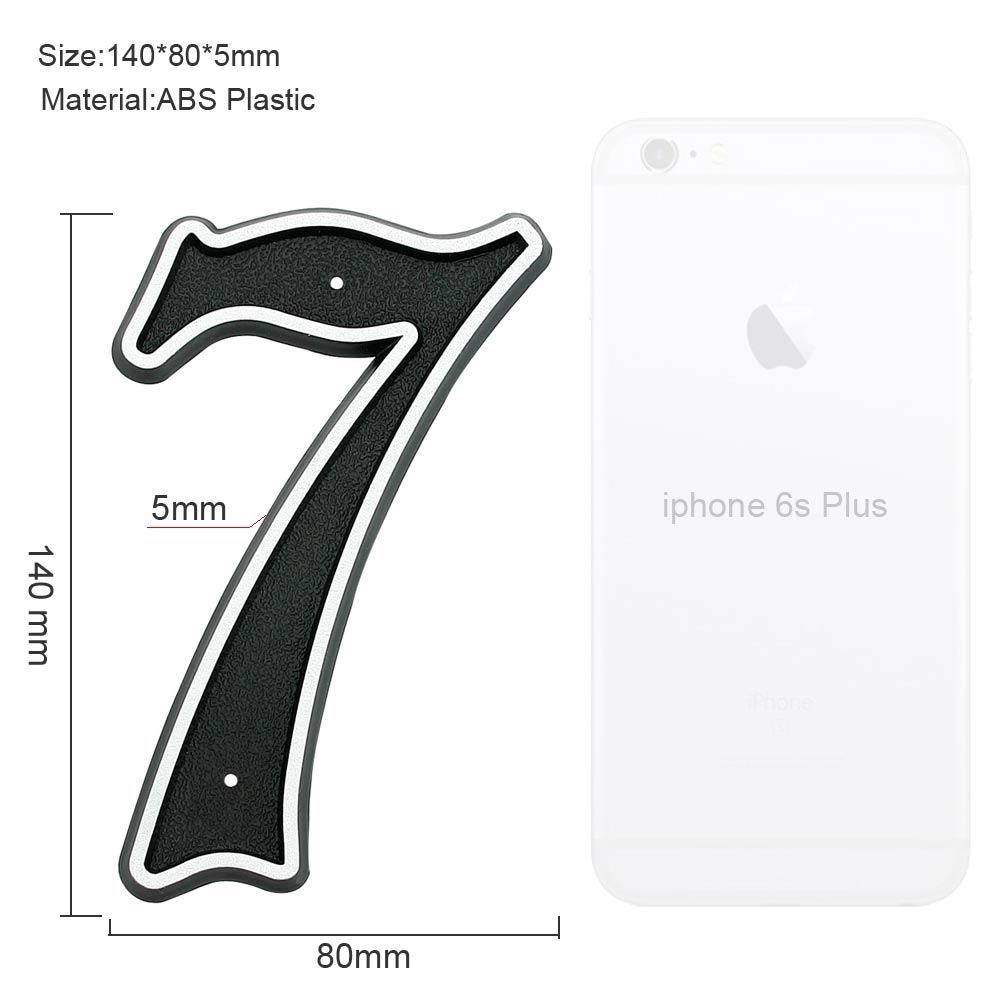 150mm Big Modern House Number Hotel Home Door House Number House Number 7