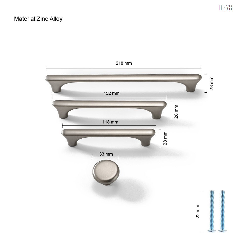 Wire Pull  Zinc Alloy Kitchen Cabinet Handles Drawer Pulls Hole spacing 96mm