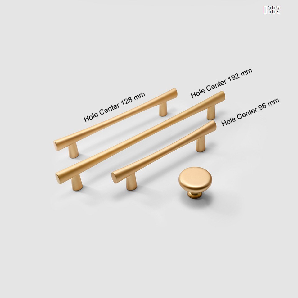 Plated Brushed Cabinet Pulls Matte Black Zinc Alloy Kitchen Cupboard Handles Cabinet Handles 192 mm Hole Center