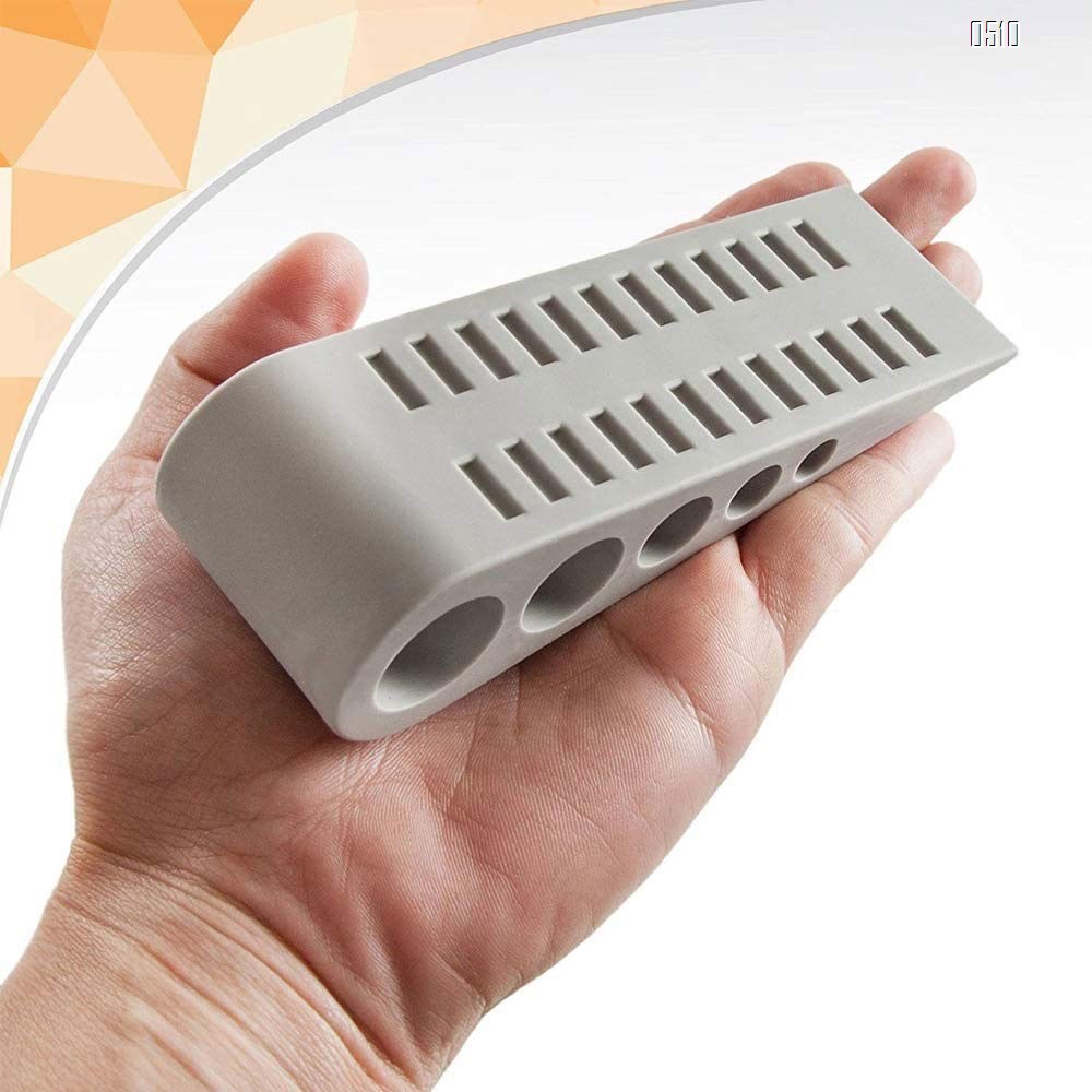 Door Stoppers,Rubber Security Door Stop Wedge with Holder Door Stops for Office Tall Floor Mount Shower Heavy Duty Door