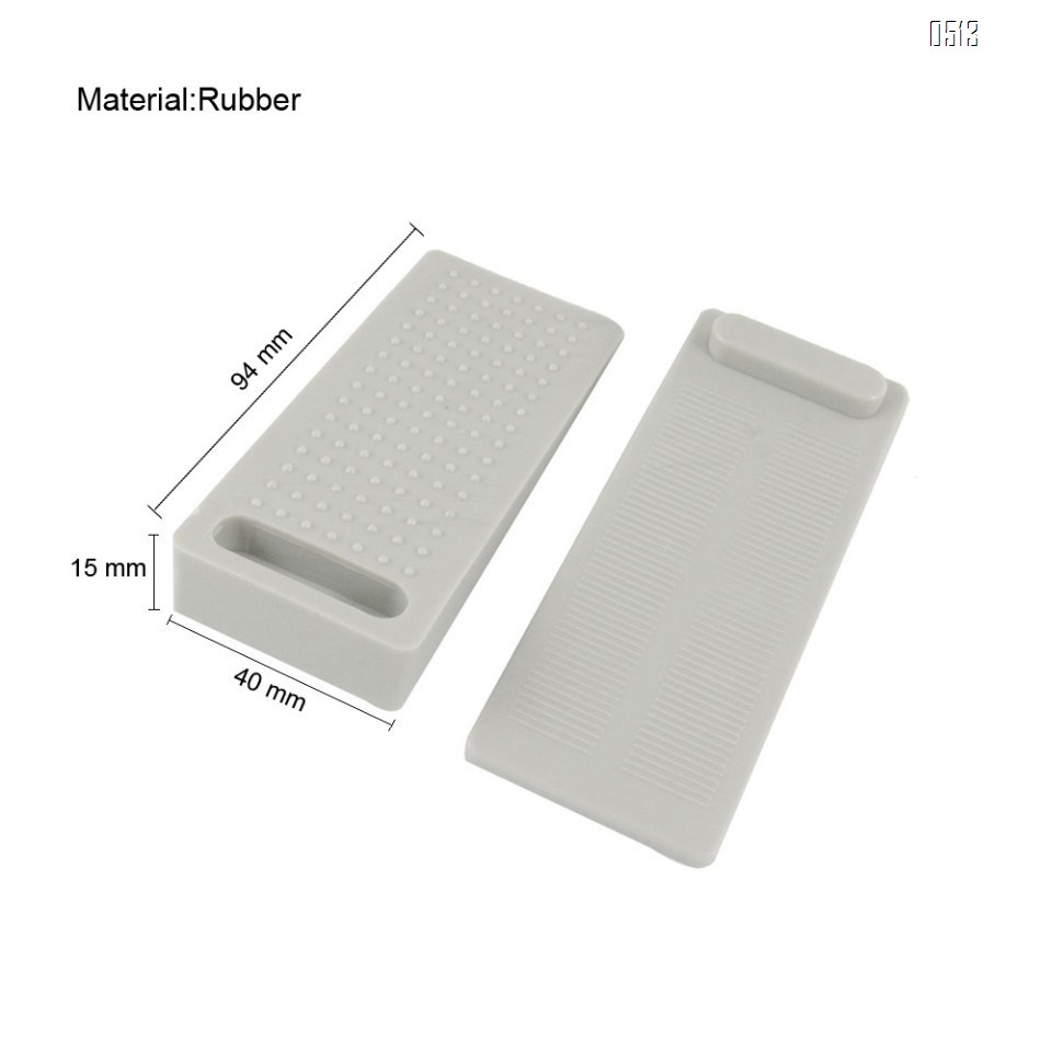 Door Wedge Rubber, Door Stopper, Heavy Duty Slip-resistant and Stackable Door Holders, Adjustable Height and Strong Grip on Tiles, Carpet, Wood,Cement and Laminate Floor