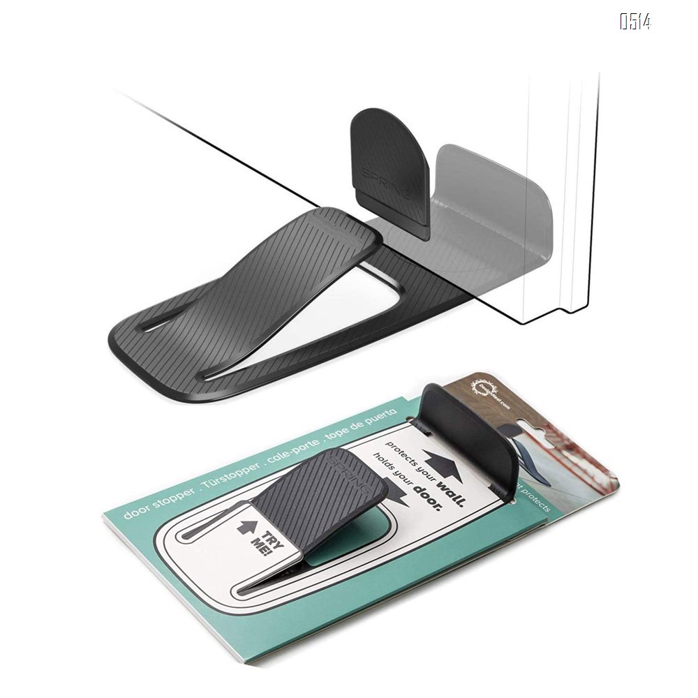 Door Stopper and Wall Protector (Black)