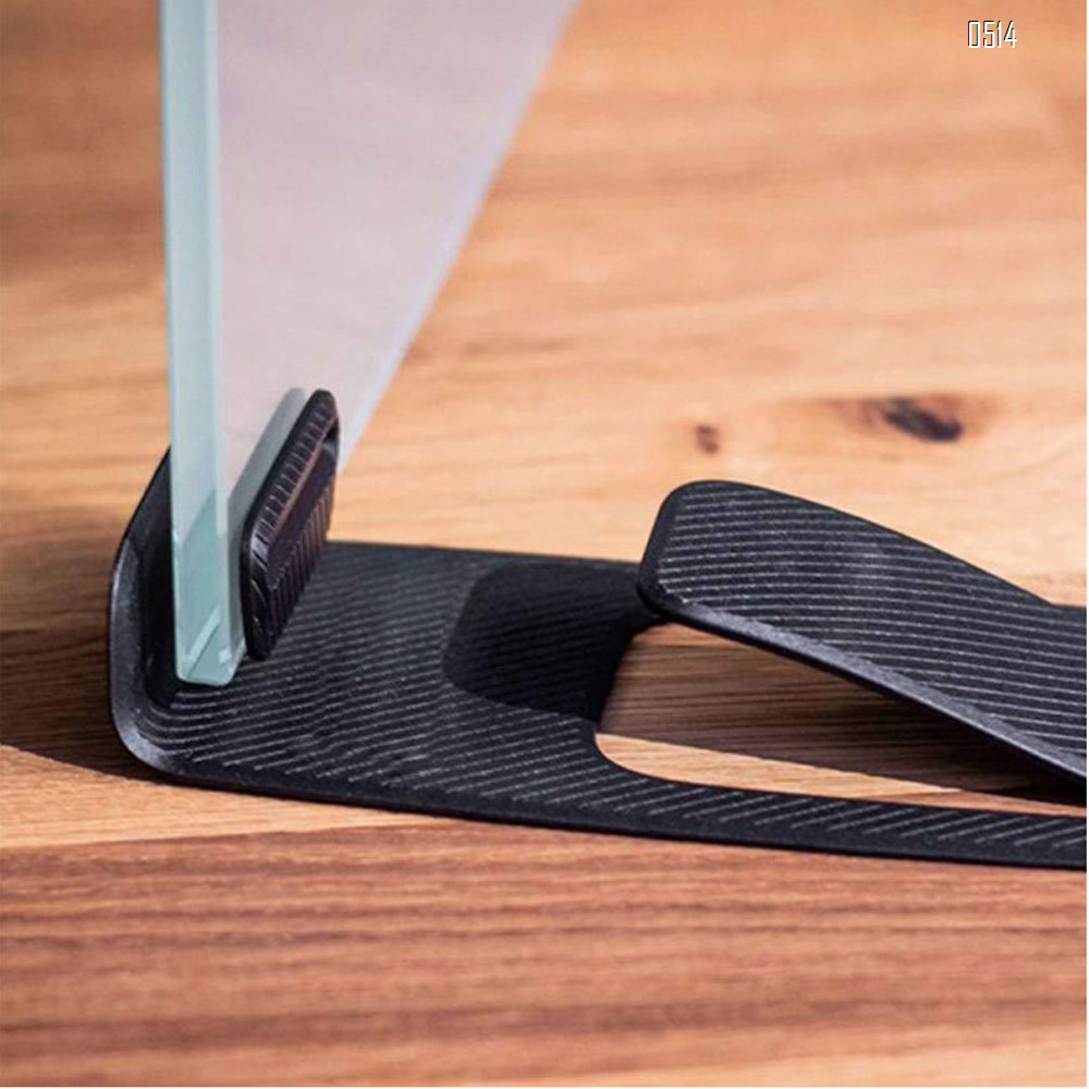 Door Stopper and Wall Protector (Black)