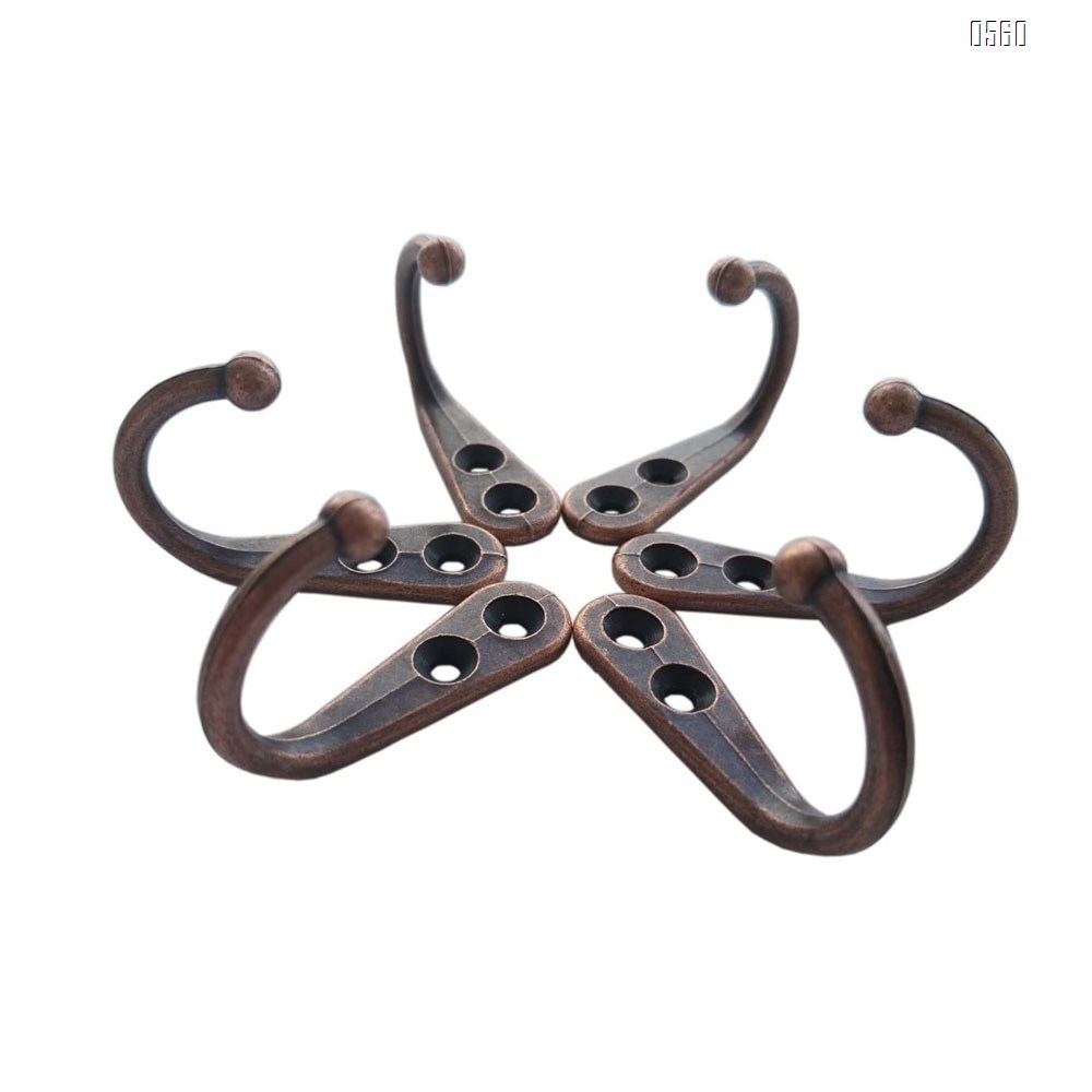 Wall Mounted Coat Hook Robe Hooks Cloth Hanger Coat Hanger Coat Hooks Rustic Hooks  for Bath Kitchen Garage Single Coat Hanger