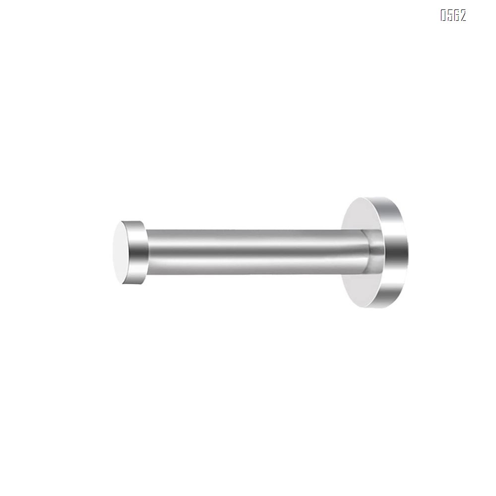 4 Inch Wall Mount Robe Hooks, Brushed Stainless Steel Coat Hook, Heavy Duty Bath Towel Wall Hook, Coat Hangers Holder for Bathroom, Bedroom, Kitchen