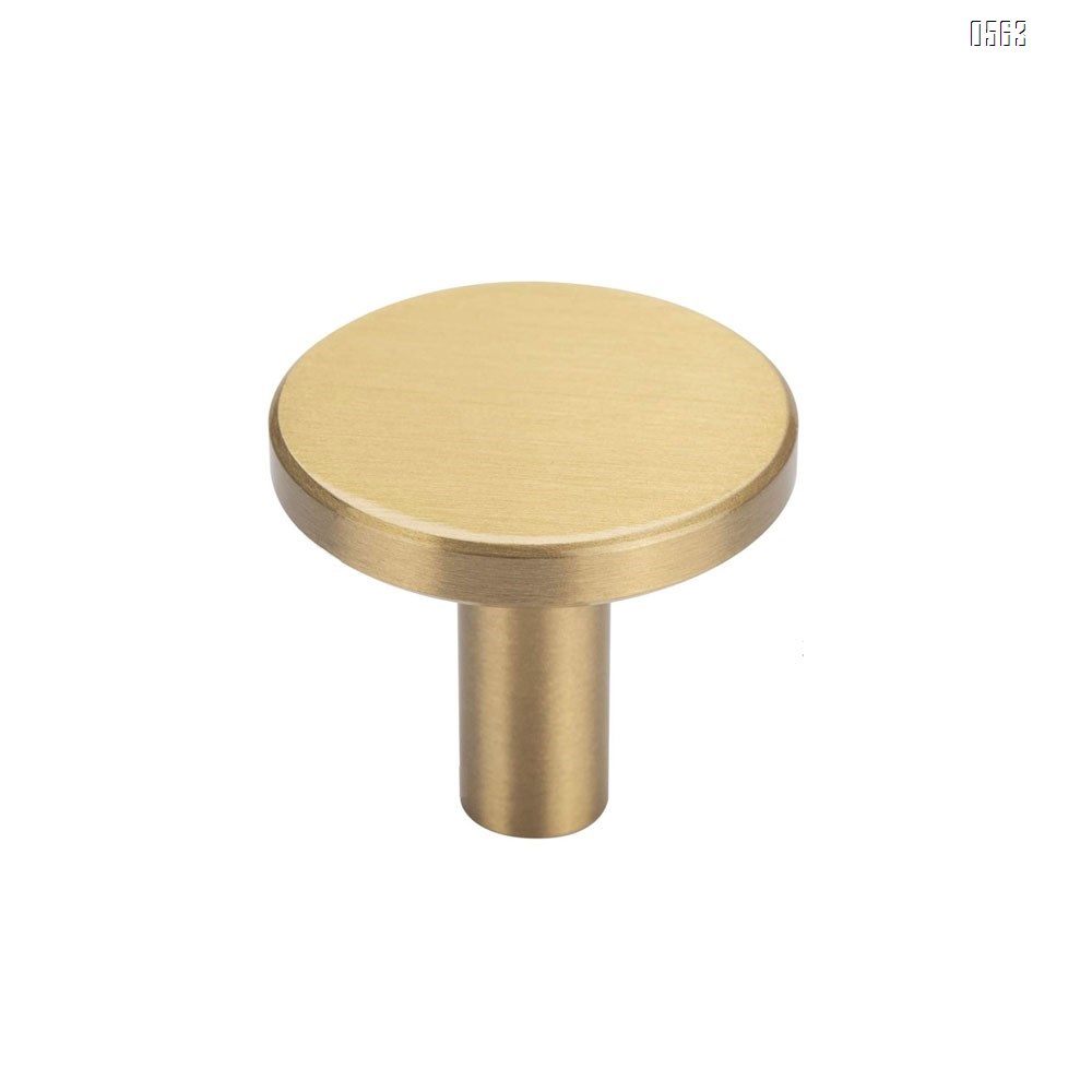 Round Brushed Brass Decorative Wall Hooks for Bathroom,Lavatory,Clothing Store, Hotel, Cafe,Hat,Towel Coat Hook Hangers Wall Mounted