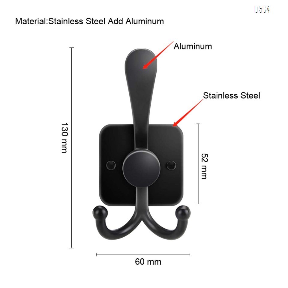 Coat Hooks Hanging Hat Hook for Wall Mounted Dot Coat Hooks Decorative Wall Hooks for Hanging Coat,Hat,Towel,Scarf, Bag,Key,Backpacks etc (Black)