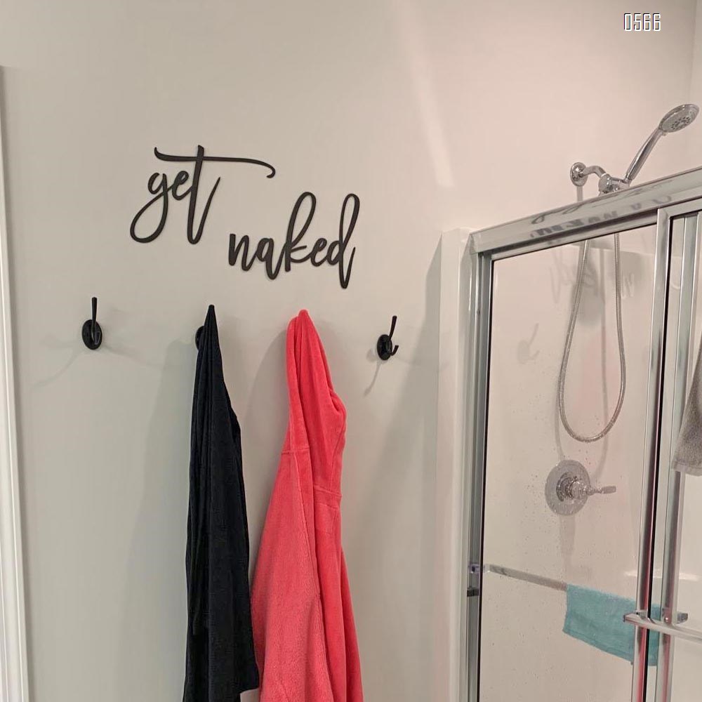 Double Coat and Robe Hook for Bathroom and Bedroom Heavy Duty Wall Mount Flat Black