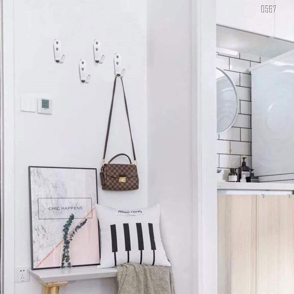 Hooks for Wall Mounted Hanging Heavy Duty Wall Hooks,Stainless Steel Hooks for Coats,Towels Fit for Bathroom Kitchen