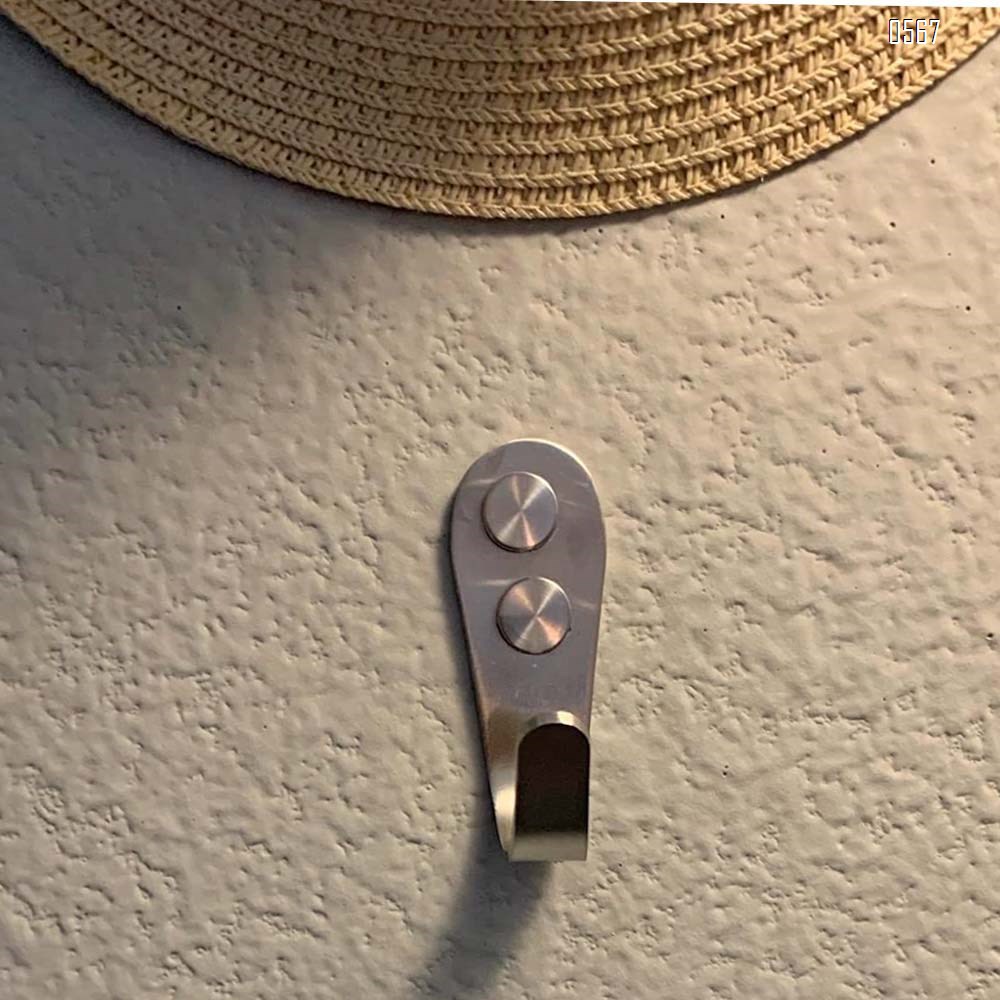 Hooks for Wall Mounted Hanging Heavy Duty Wall Hooks,Stainless Steel Hooks for Coats,Towels Fit for Bathroom Kitchen