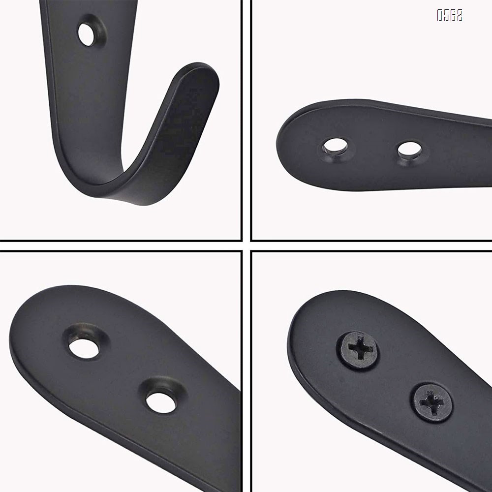 Heavy Duty Wall Hooks,Stainless Steel Screw On Hooks for Hanging Coats Plants Towels Keys Hats,Waterproof Single Shower Hanger Hooks for Garage Kitchen Bathroom Storage Organization