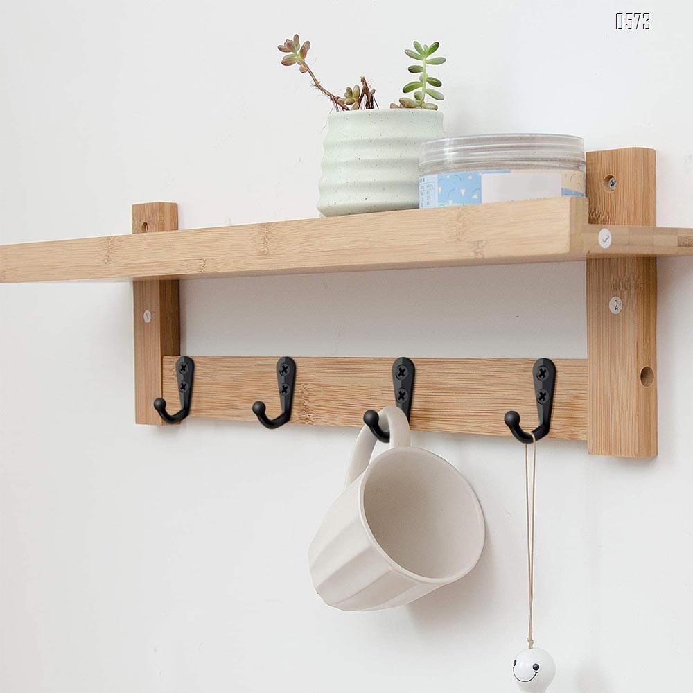 Mini Double Hole Wall Mounted Single Hook Robe Hooks Coat Hooks for Hanging Key Hooks Jewelry