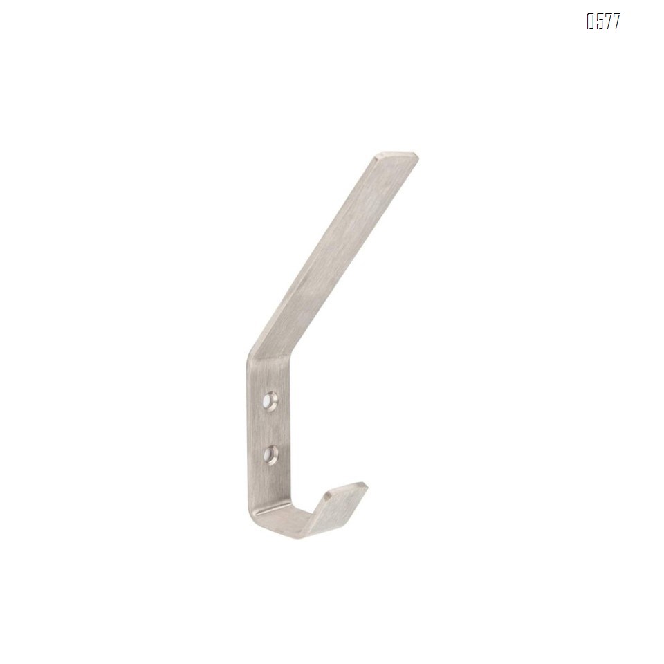 Heavy Duty Coat Hook - Brushed Stainless Steel