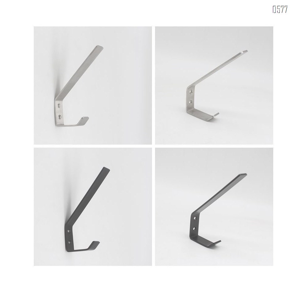 Heavy Duty Coat Hook - Brushed Stainless Steel